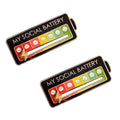 Interactive Social Battery Pin Set