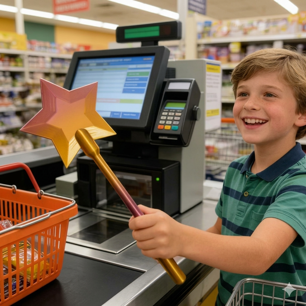 Tap-To-Pay Magic Wand - Contactless Credit Debit Card Holder