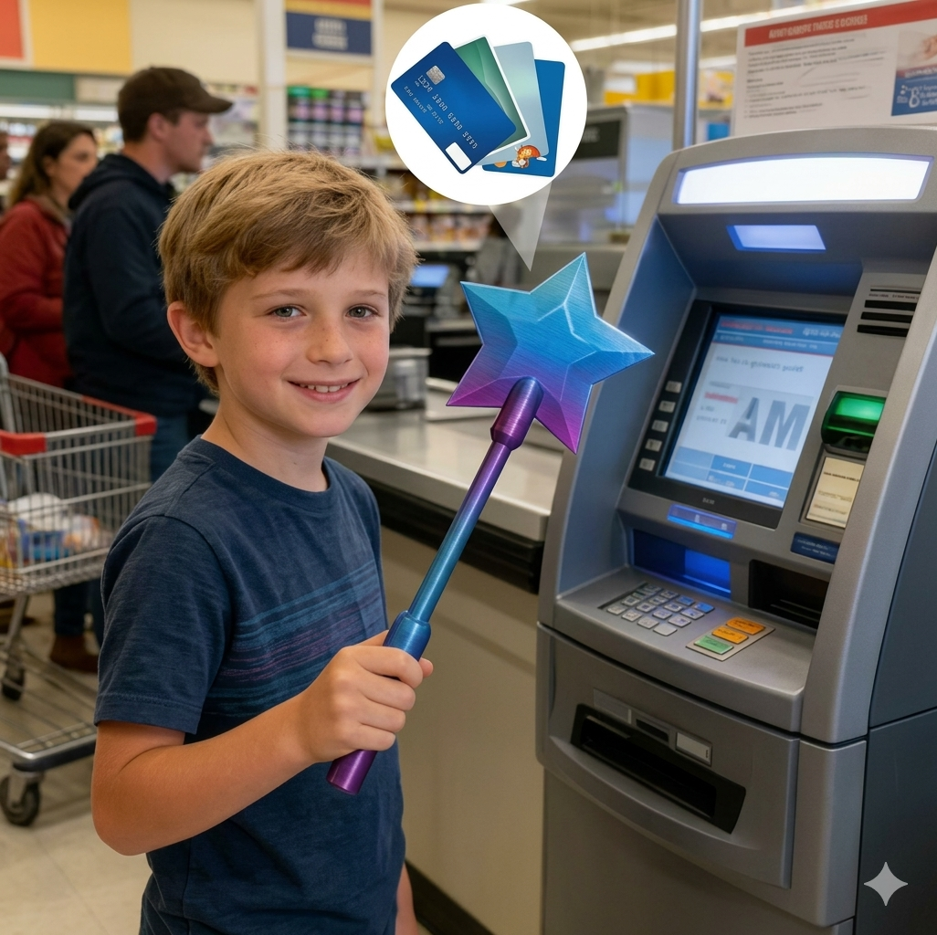 Tap-To-Pay Magic Wand - Contactless Credit Debit Card Holder